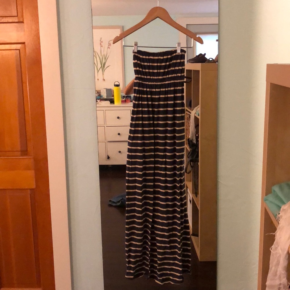 Jack Wills Striped Maxi Dress